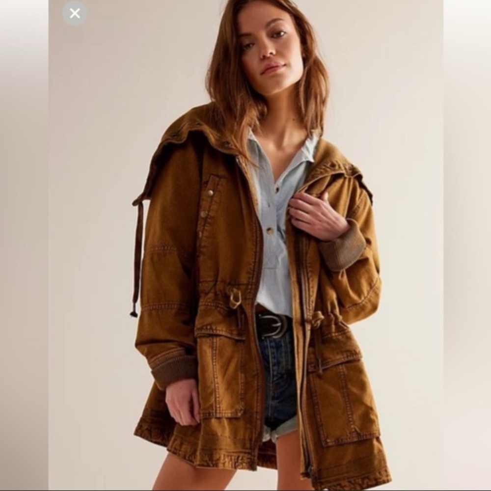 NWOT free people surplus parka jacket